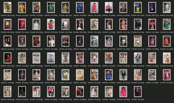 80s AI 80s Retro Photo Booth Face Swap Collection