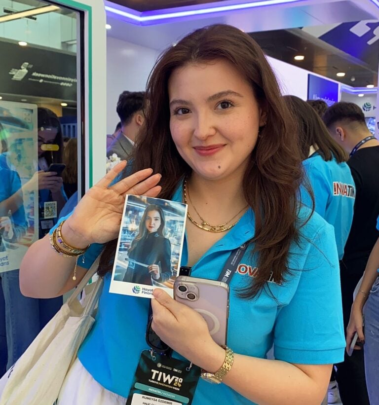 AI Photo Booths at Impressive Turkey Innovation Week AI Photo Booth at Hayat Holding Event