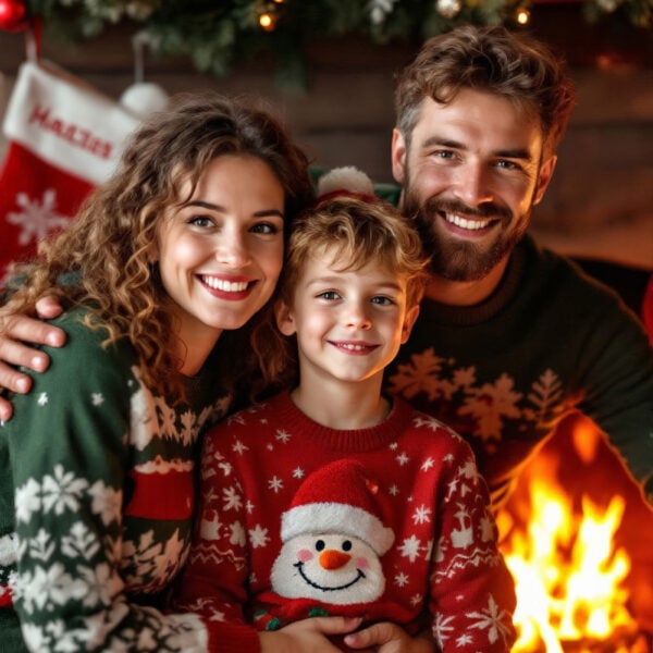 Celebrate the holidays with AI New Year portraits, featuring Christmas Face Swap and magical transformations into Santa AI and festive couple photos.