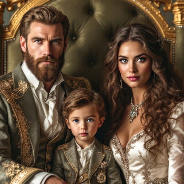 RoyalElegance2 AI Royal Elegance Collection | Experience the Majestic World of Royal Families