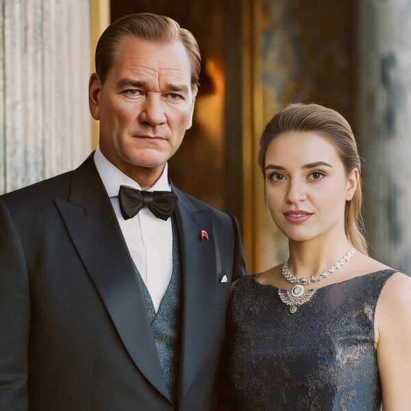 atatürk_ai_face_swap_2024 ai atatürk and woman standing together