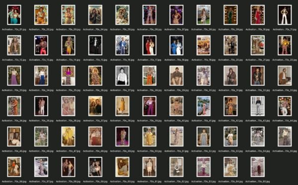 70s AI 70s Photo Booth Face Swap Collection