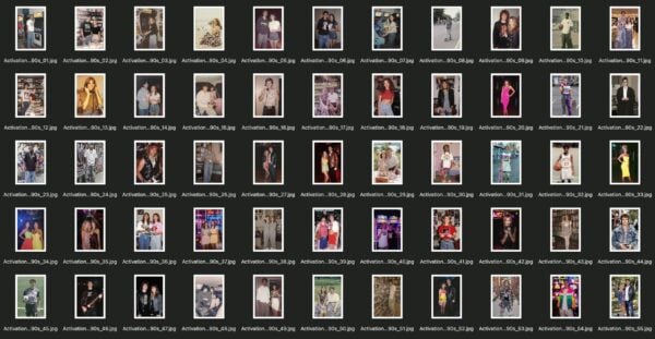 AI 90s Collection | Transport Yourself to the 1990s with AI Stunning Fashion