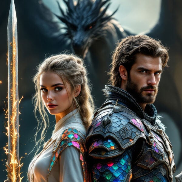 ActivationKingFighter_12 ai Fighter Heroes portrait showcasing a warrior in full armor, standing strong in a battle-ready pose with a historical battlefield background.