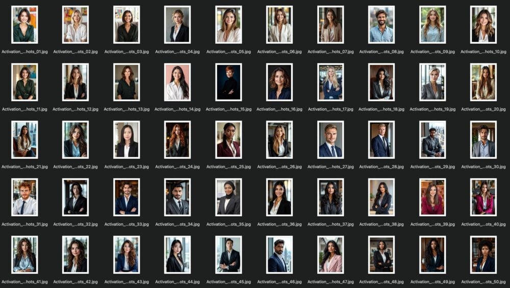 Professional LinkedIn Headshot: AI Face Swap Collection Realistic 70 AI Photos - Image 11