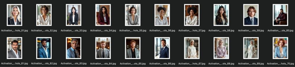 Professional LinkedIn Headshot: AI Face Swap Collection Realistic 70 AI Photos - Image 12