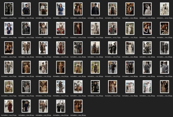 AI 1920s 1930s Photo Booth Face Swap Collection