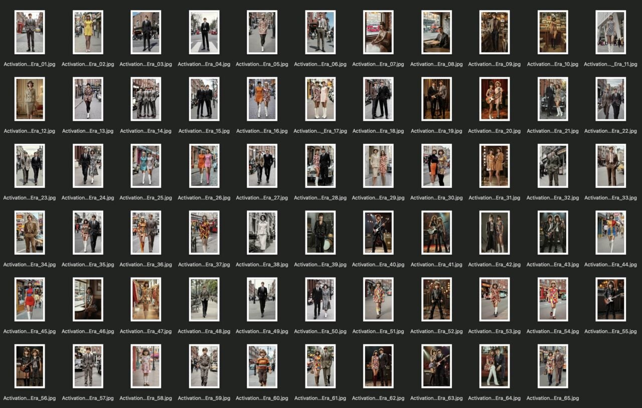 AI 60s Photo Booth Face Swap Collection
