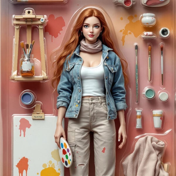 AI Doll Jobs Cabina fotográfica Colección Face Swap