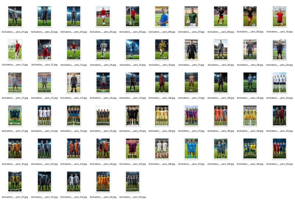 AI Football Player | Unlock Football Photo Booth Trade Card Glory with AI Portraits - Image 12