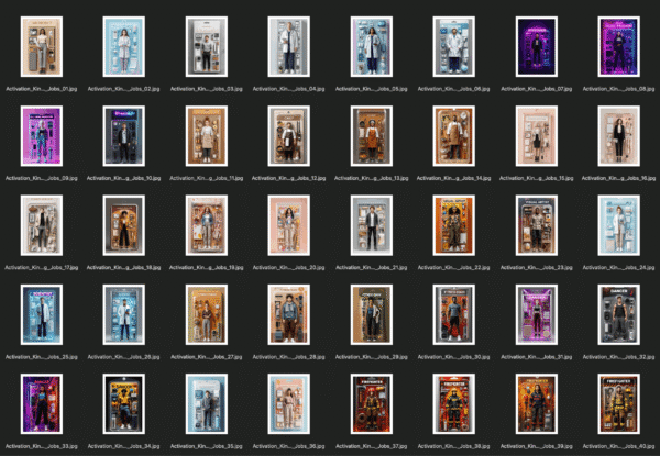 AI Doll Jobs Cabina fotográfica Colección Face Swap