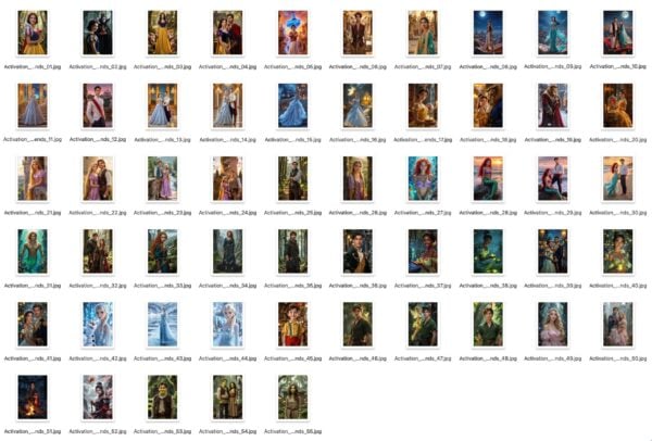 Colección de intercambio de caras para fotomatón de cuentos de hadas con IA