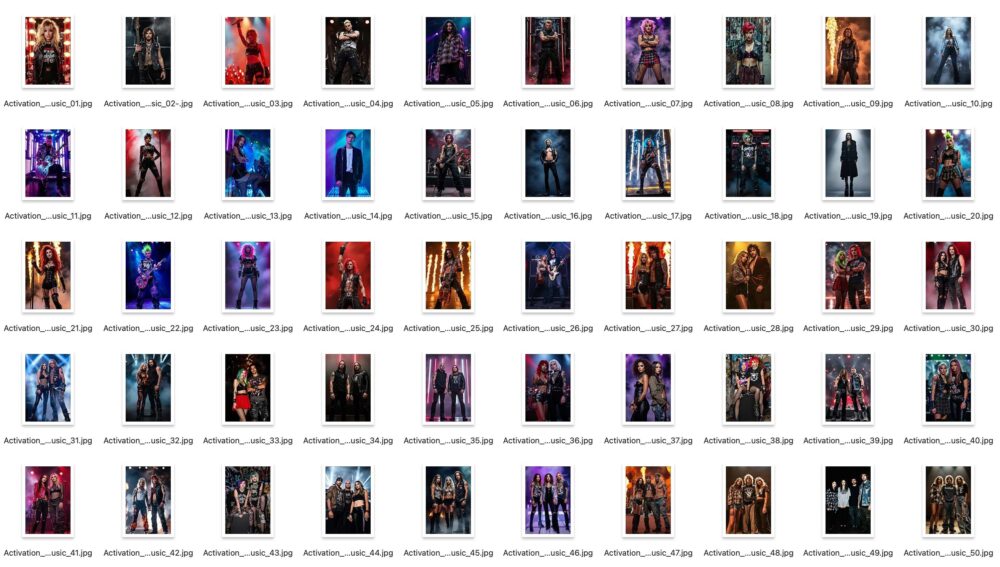 AI Rock Star Collection | Experience the Energy of Rock Stars with AI Portraits - Image 12