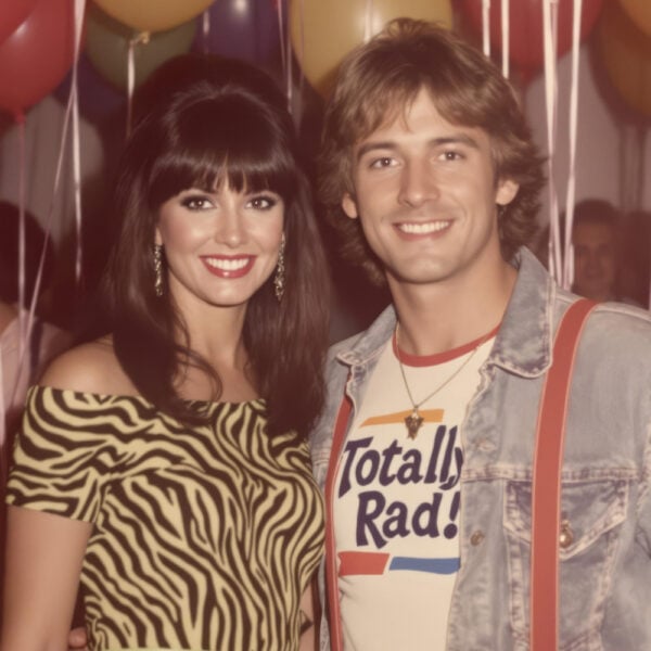 AI Cabine fotográfica dos anos 80 Coleção Face Swap