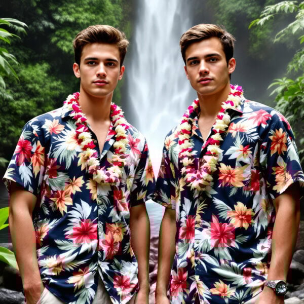 AI Hawaii Photo Booth Colección Face Swap