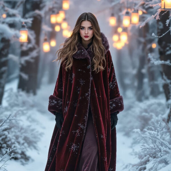 Paysage hivernal féérique 09 AI Winter Wonderland Photo Booth Face Swap Collection