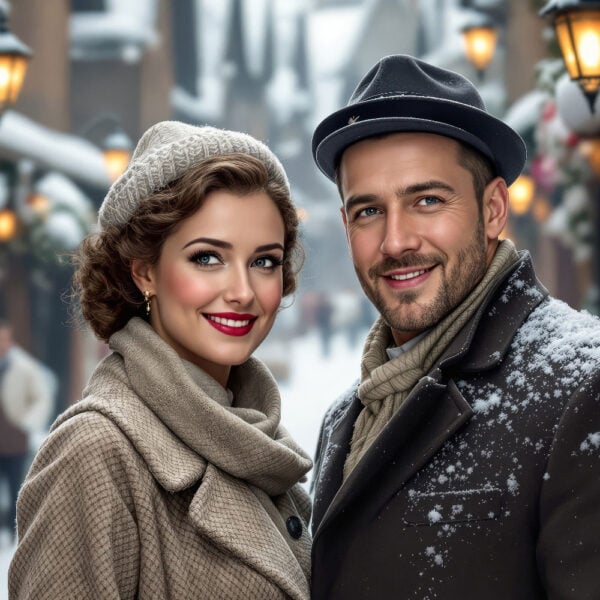 Paysage hivernal féérique_10 AI Winter Wonderland Photo Booth Face Swap Collection