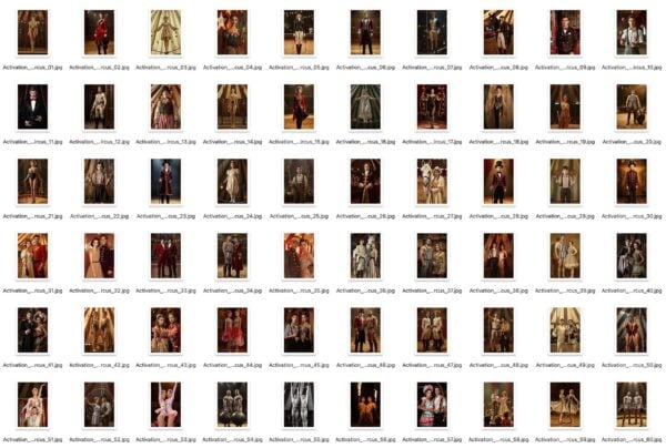 Colección de intercambio de caras de AI Circus Photo Booth