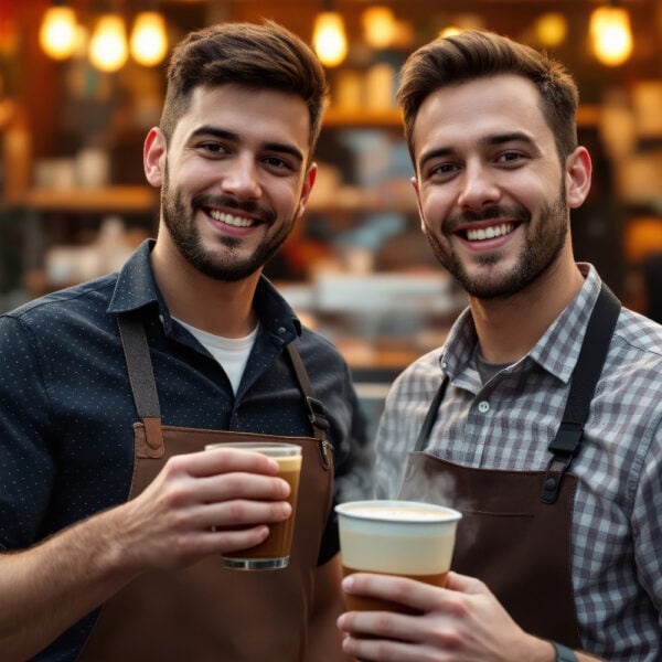 Collection de photos « Face Swap » prises au photomaton du festival AI Coffee