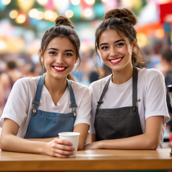 Collection de photos « Face Swap » prises au photomaton du festival AI Coffee