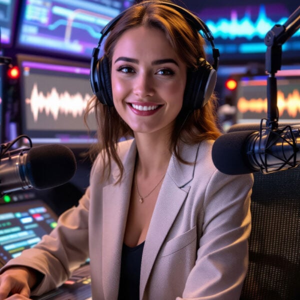 AI Radio Host Photo Booth Face Swap Collection