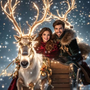 AI New Year Collection V2 | Experience the Joy of Christmas with Couple Photos