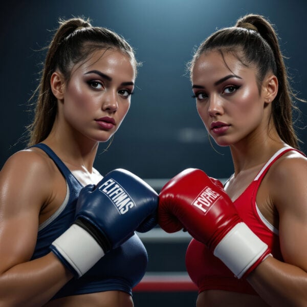 Collection de photos sportives avec échange de visages réalisées à l'aide de l'IA