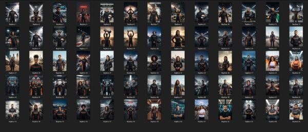 Tangerina AI F1 Velocity Photo Booth Face Swap Collection